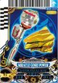 Blue "Miracle Gosei Power" Card