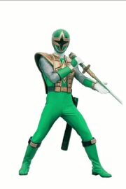 Green Ninja Storm Ranger Scanner App Assets