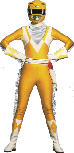 yellow power ranger costume