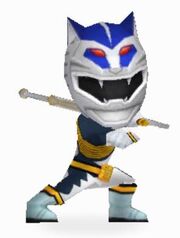 Lunar Wolf Wild Force Ranger in Power Rangers Dash