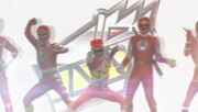 Zyuohger vs Ninninger Kyoryu Red