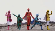 Gokai Change-Magiranger (Episode 3).png (1.22 MB) Magiranger Full Core Team Change 2