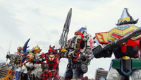 Mecha Gokai Change (Go-Busters vs. Gokaiger)