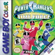 Power Rangers Time Force Game Coverart