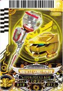 Yellow "Miracle Gosei Power" Card