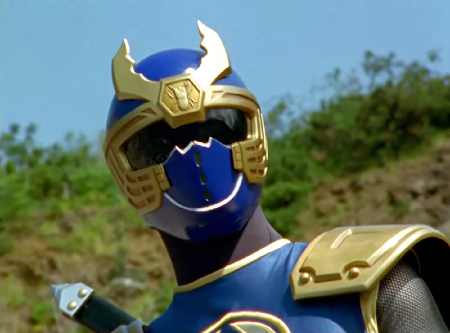 power rangers ninja storm navy thunder ranger