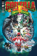 Godzilla vs. Mighty Morphin Power Rangers Issue 4 Cover