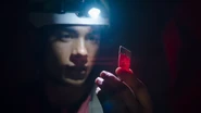 Tyler holding the Red Energem