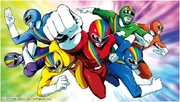The seven Prism Rangers