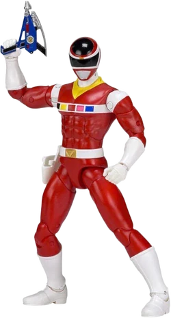 Power Rangers In Space Legacy - Red Ranger - Figurine Hasbro - Occasion