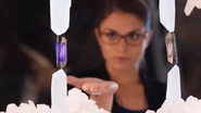 Kendall holding the Purple Energem