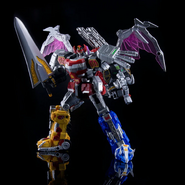 Micro Cosmos MC-03 Beast Lord Dino Megazord with Power Sword & extra accessories alternative shot.