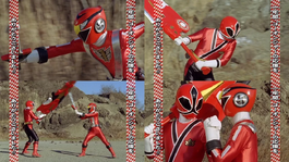 Red Senshi Handover- Go-onger - Shinkenger