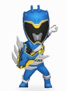 Blue Dino Charge Ranger Armored On In Power Rangers Dash