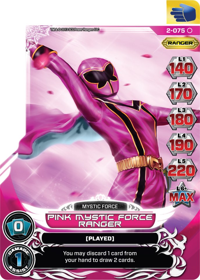 Pink Mystic Force Ranger (2-075) | PRACG Wiki | Fandom