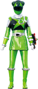 Green Astro Force Ranger Camilla Lacertilia