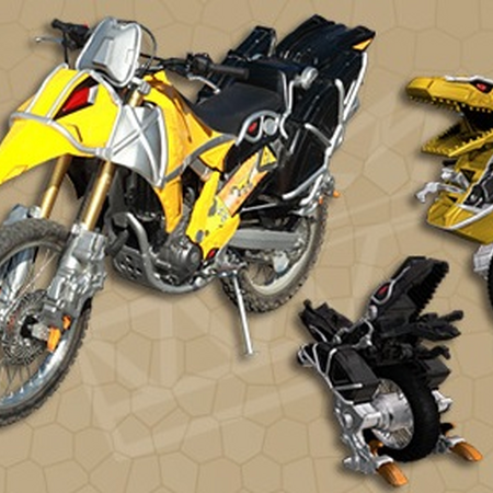 power rangers dino charge dino cycle