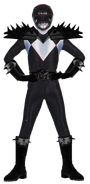 Chris the Black Mighty Morphin Shadaloo Ranger (active)