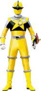 Yellow Astro Force Ranger Aiden Doradus