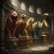 Temple-Animals Idols