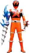 Cosmic Fury Orange Ranger Unicorn Horn