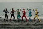 Ninja Rangers (Wind Rangers, Thunder Rangers, & Green Samurai Ranger) Ranger team #11