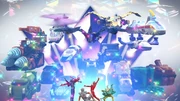 The six Gem Rangers and their Zords