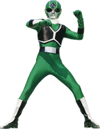 Green Lightning Mask Ranger