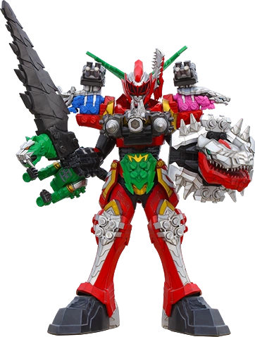 Dino Knight Megazord Pentagon Formation 