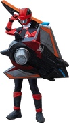 Red Phantom Ranger Sword & Shield