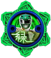 Mighty Morphin Green Ninja Power Star