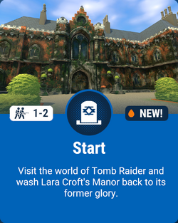 The PowerWash Sim Tomb Raider DLC is great and/because Lara is the