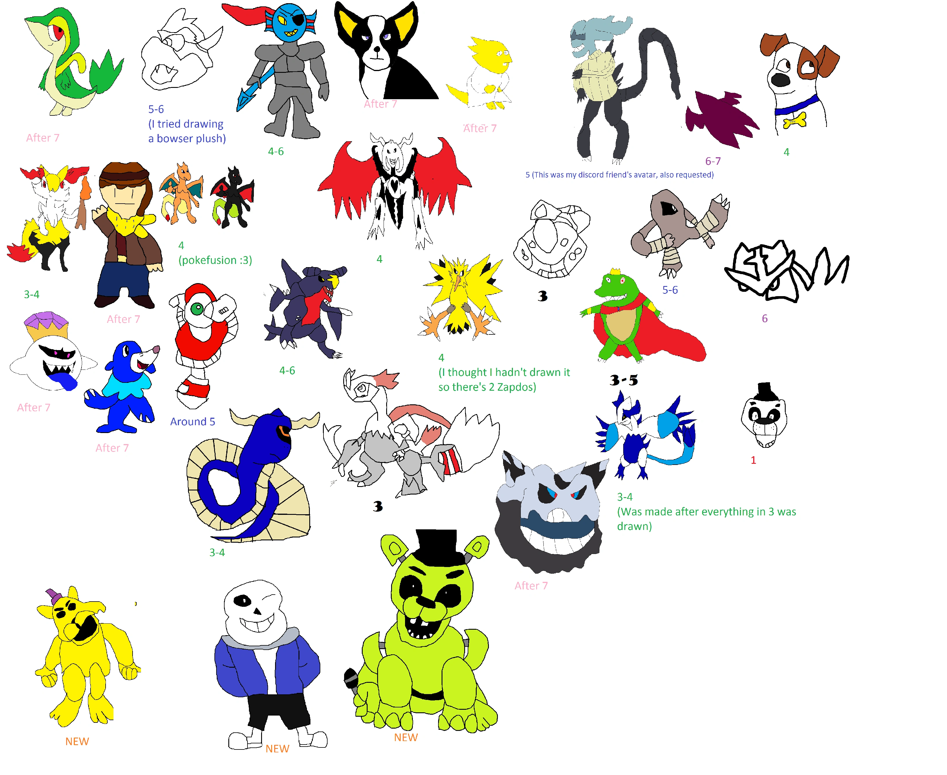 Drawing Collection | Poyo Ride Wiki | Fandom, image size:3264x2672