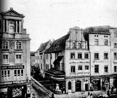 1910 - Stary Rynek - wylon na ul. Woźną
