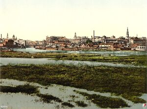Historyczna panorama Starego Miasta w zbiorach Biblioteki Kongresu