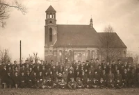 Poświęcenie sztandaru Katolickiego Stowarzyszenia Młodzieży Męskiej, listopad 1947