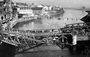 Zniszczony most - Chwaliszewo