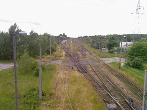 Widok węzła Piątkowo wraz ze starą ulicą Obornicką