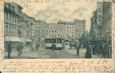 Alter Markt von der Neuen Strasse aus gesehen - 1899 - Pocztówka