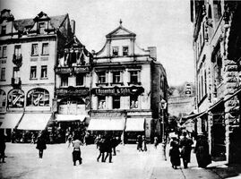 1904 - narożnik rynku z wylotem na ulicę Zamkową