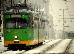 Tramwaj 9 zima