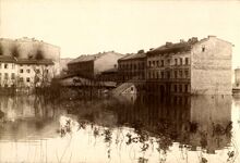 Powódź - Ulica Rybaki - 1888 rok