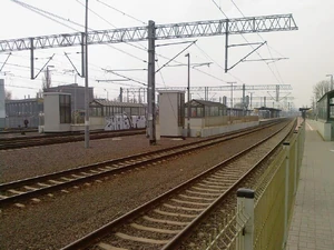 Widok na perony Dworca Poznań Wschód