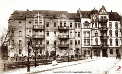 Ulica Grunwaldzka 20a i 20b lata 1905 -1910