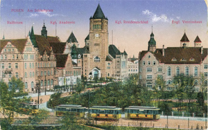 Posen - Am Schlossplatz - Pocztówka.png