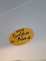 Logo w lokalu na ulicy Kościelnej