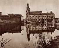 Powódź - pl. Bernardyński - 1888 rok