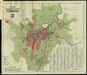 Mapa - Praktyczny przewodnik po Poznaniu z planem miasta