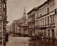 Powódź - ul. Woźna - 1888 rok