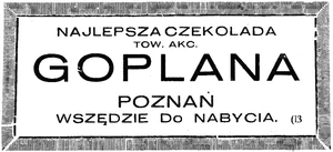 Goplana ogłoszenie